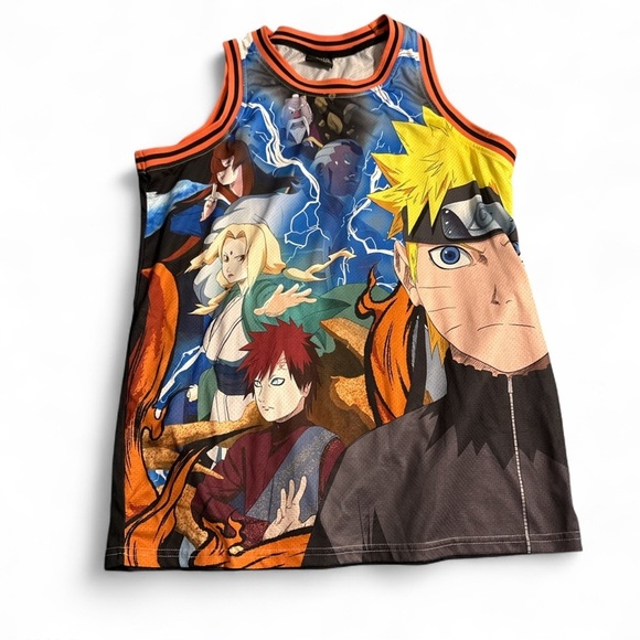 Bioworld Other - Naruto Gaara Mei Terumi Tsunade Fourth Raikage Jersey Tank Shirt Size Small